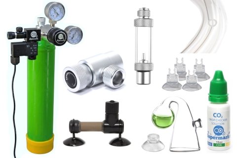 Pro akvarium CO2-system med cylinder 20L - 500L+