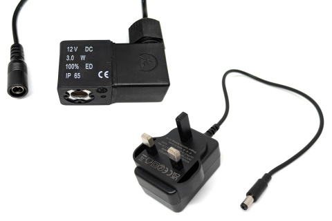 12v DC magnetspole och brittisk transformator