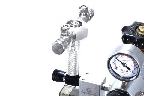 2-vägs CO2-fördelare för akvariumregulator